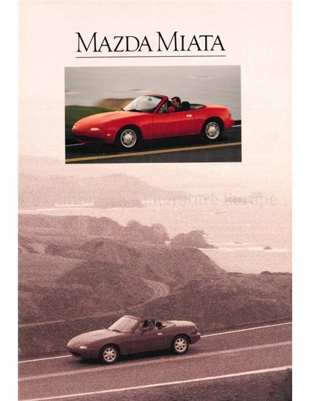 1989 MAZDA MX-5 MIATA BROCHURE ENGELS