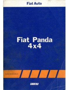 1983 FIAT PANDA 4X4 WERKPLAATSHANDBOEK DUITS