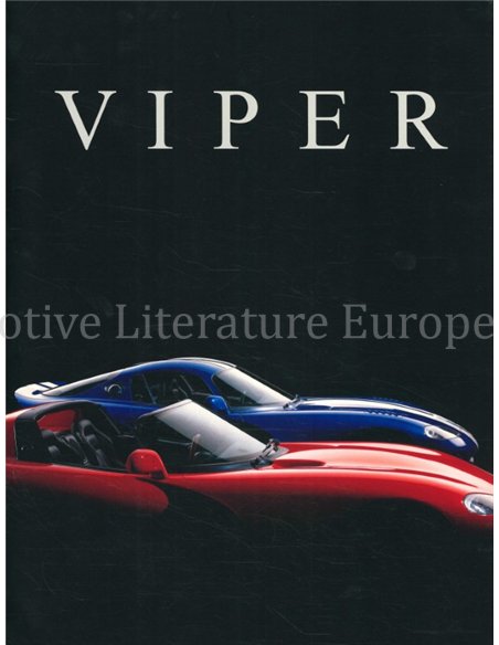 1992 DODGE VIPER PROSPEKT ENGLISCH (USA)