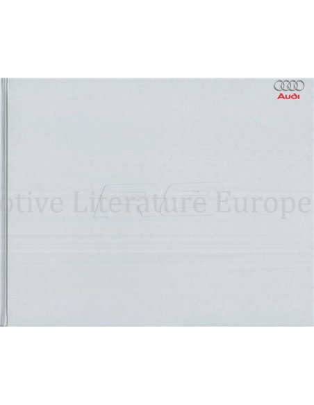 2007 AUDI R8 HARDCOVER PROSPEKT NIEDERLÄNDISCH