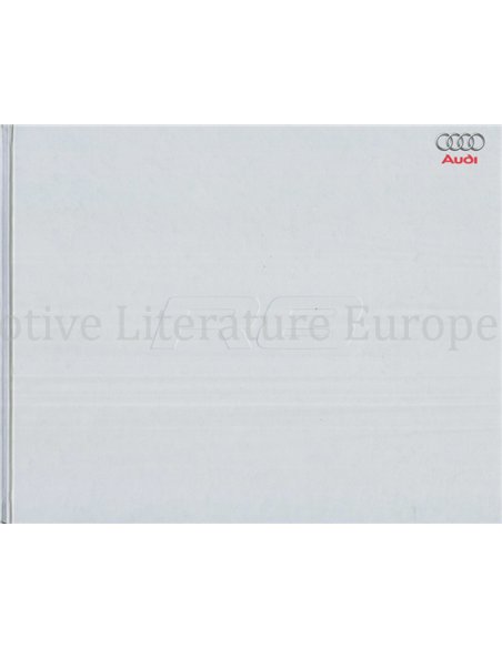 2007 AUDI R8 HARDBACK BROCHURE ENGLISH