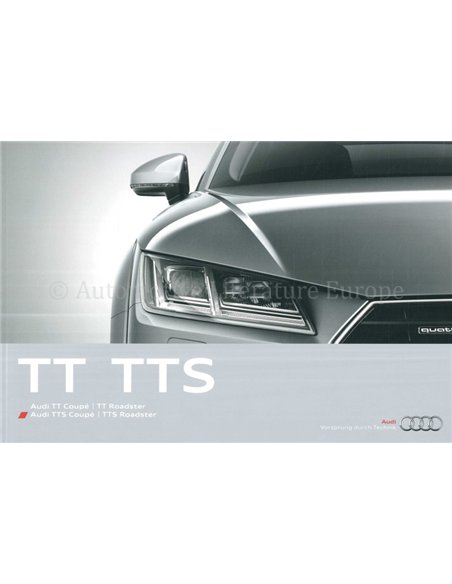 2015 AUDI TT | TTS BROCHURE NEDERLANDS