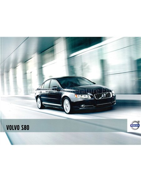 2012 VOLVO S80 BROCHURE DUTCH