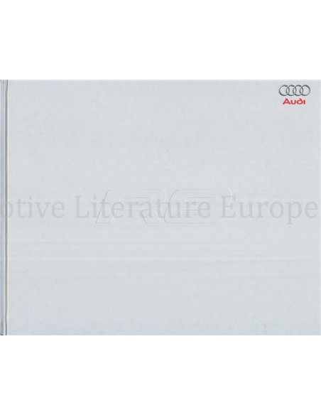2009 AUDI R8 HARDCOVER BROCHURE DUITS