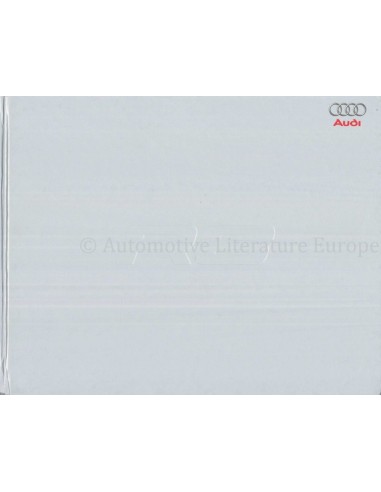 2009 AUDI R8 HARDCOVER PROSPEKT ENGLISCH