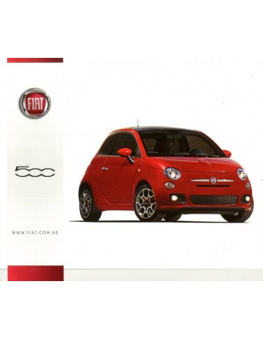 2013 FIAT 500 LEAFLET SPAANS