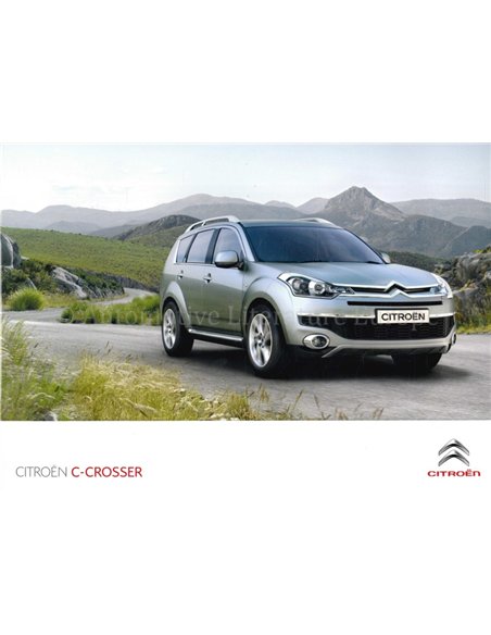 2009 CITROEN C.CROSSER PROSPEKT NIEDERLÄNDISCH