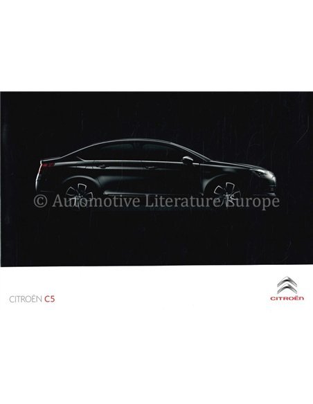 2010 CITROEN C5 PROSPEKT NIEDERLÄNDISCH