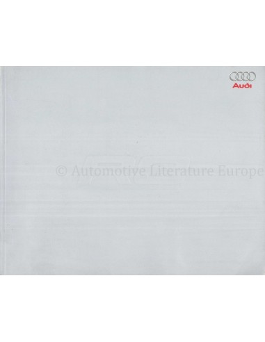 2007 AUDI R8 PROSPEKT SPANISCH