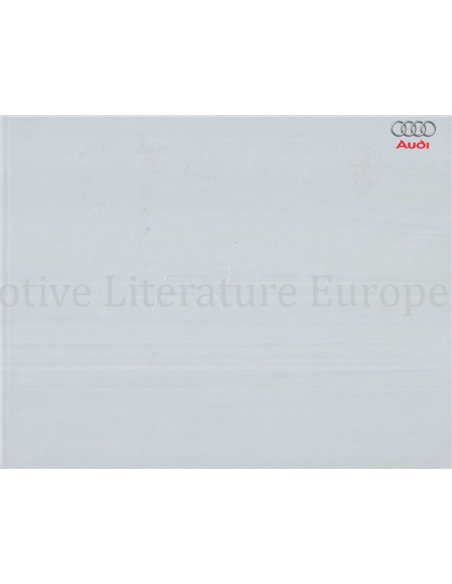 2009 AUDI R8 PROSPEKT ENGLISCH