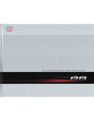 2006 AUDI R8 HARDBACK BROCHURE GERMAN