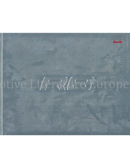 2006 AUDI R8 HARDCOVER PROSPEKT DEUTSCH