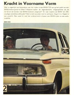 1969 BMW PROGRAMMA BROCHURE NEDERLANDS