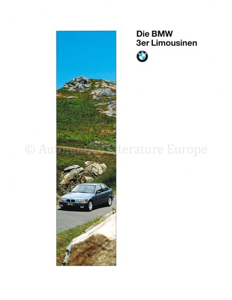 1994 BMW 3 SERIES SALOON BROCHURE GERMAN