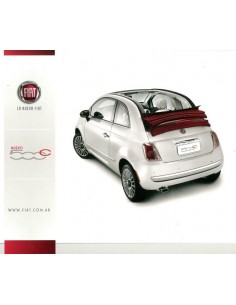 2013 FIAT 500 CABRIO LEAFLET SPAANS