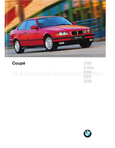 1996 BMW 3ER COUPE PROSPEKT DEUTSCH