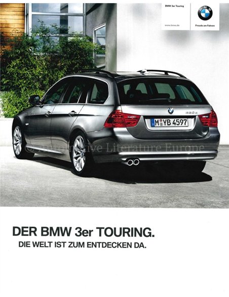 2009 BMW 3ER TOURING PROSPEKT DEUTSCH