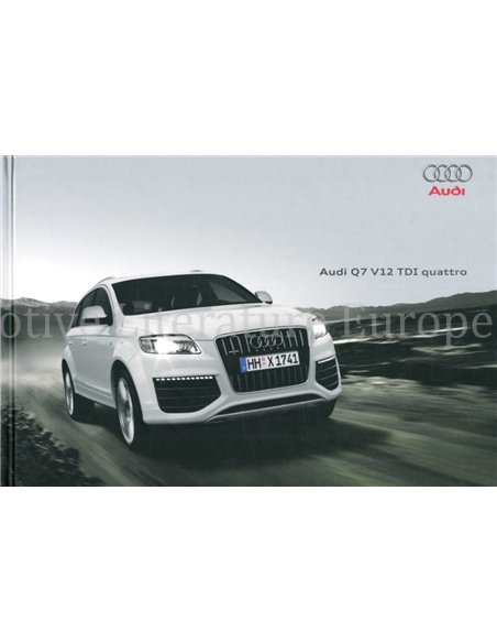 2009 AUDI Q7 HARDCOVER BROCHURE DUITS