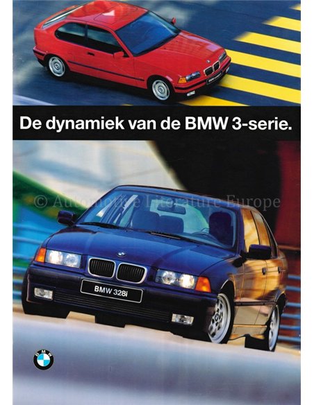 1996 BMW 3 SERIES BROCHURE DUTCH
