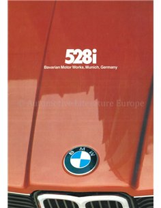 1981 BMW 5 SERIES BROCHURE ENGLISH (US)