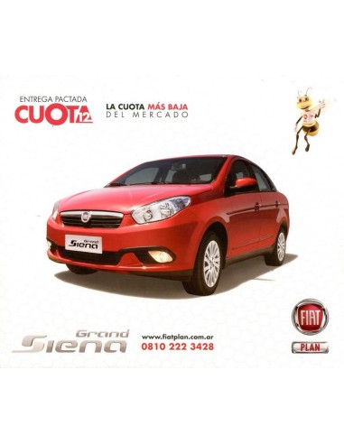 2013 FIAT GRAND SIENA LEAFLET SPAANS