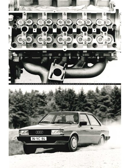 1983 AUDI QUATTRO PRESSEMAPPE ENGLISCH
