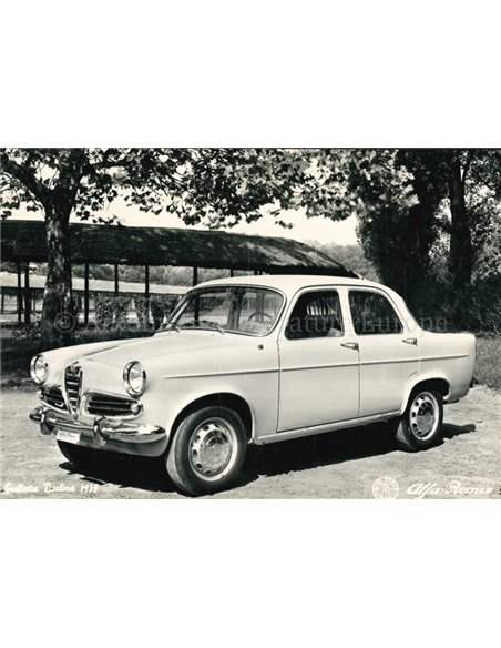 1959 ALFA ROMEO GIULIETTA BERLINA PRESSEBILD