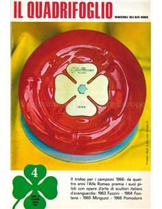 1967 ALFA ROMEO IL QUADRIFOGLIO MAGAZINE 4 ITALIENISCH