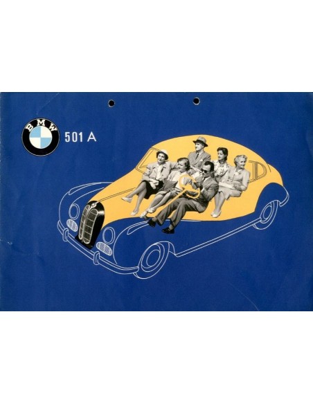 1954 BMW 501 A BROCHURE ENGELS