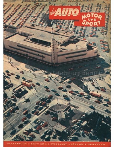 1952 DAS AUTO MOTOR UND SPORT MAGAZINE 5 GERMAN