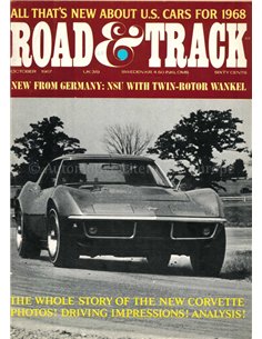 1967 ROAD AND TRACK MAGAZINE OCTOBER ENGLISH