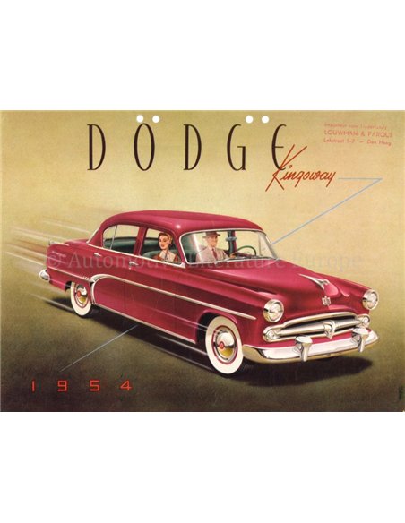 1954 DODGE KINGSWAY PROSPEKT ENGLISCH (USA)