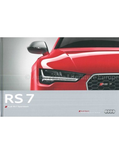 2014 AUDI RS7 HARDBACK BROCHURE GERMAN