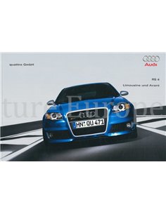 2006 AUDI RS4 BROCHURE GERMAN