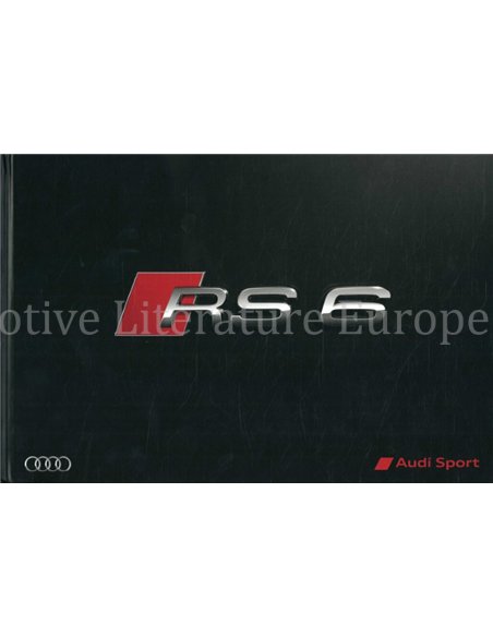 2015 AUDI RS6 AVANT HARDBACK BROCHURE FRENCH