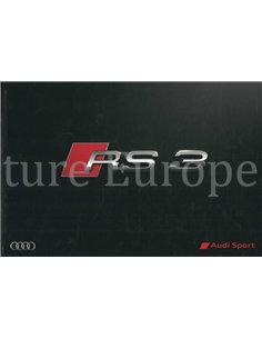 2015 AUDI RS3 HARDCOVER PROSPEKT FRANZÖSISCH