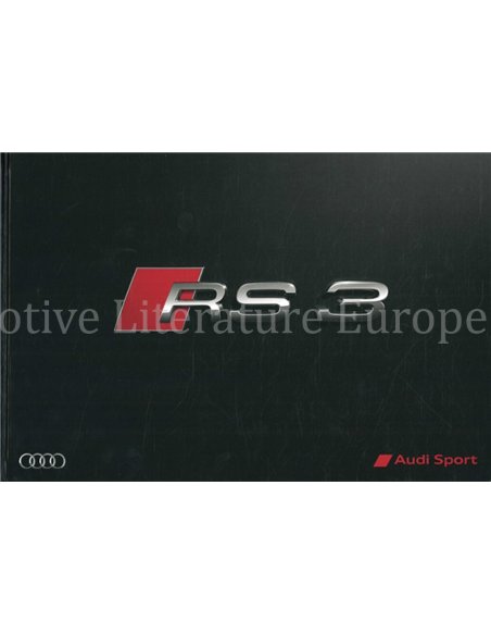 2015 AUDI RS3 HARDBACK BROCHURE FRENCH