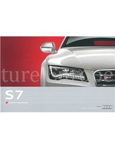 2011 AUDI S7 BROCHURE DUITS