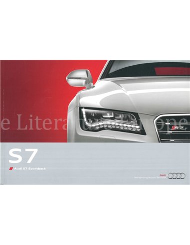 2011 AUDI S7 PROSPEKT DEUTSCH