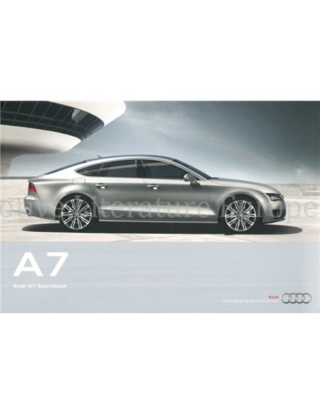 2010 AUDI A7 BROCHURE NEDERLANDS
