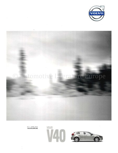 2015 VOLVO V40 BROCHURE DUTCH