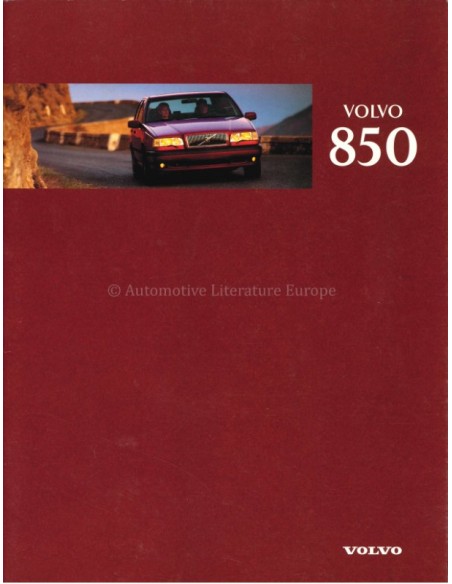 1996 VOLVO 850 BROCHURE ENGELS