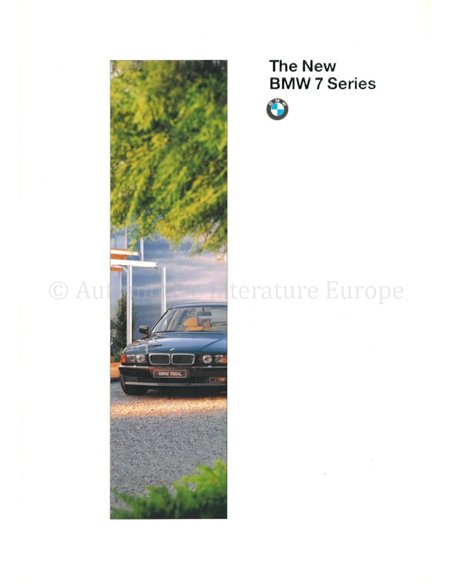 1995 BMW 7 SERIE BROCHURE JAPANS