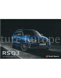 2016 AUDI RS Q3 HARDBACK BROCHURE GERMAN 2