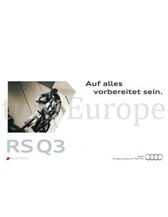 2013 AUDI RS Q3 BROCHURE DUITS
