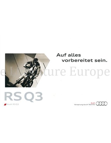 2013 AUDI RS Q3 BROCHURE GERMAN