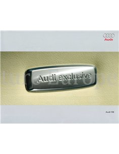 2006 AUDI R8 EXCLUSIVE PROSPEKT ENGLISCH