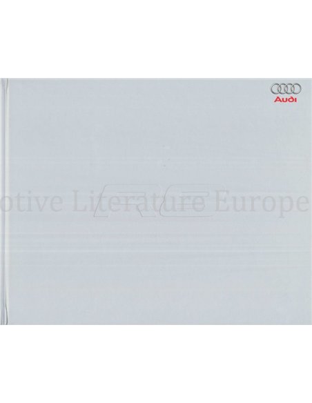 2008 AUDI R8 EXCLUSIVE BROCHURE ENGELS