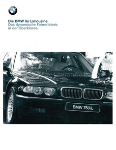 1998 BMW 7 SERIES BROCHURE DEUTSCH