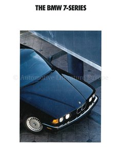 1990 BMW 7 SERIEN PROSPEKT ENGLISCH (USA)